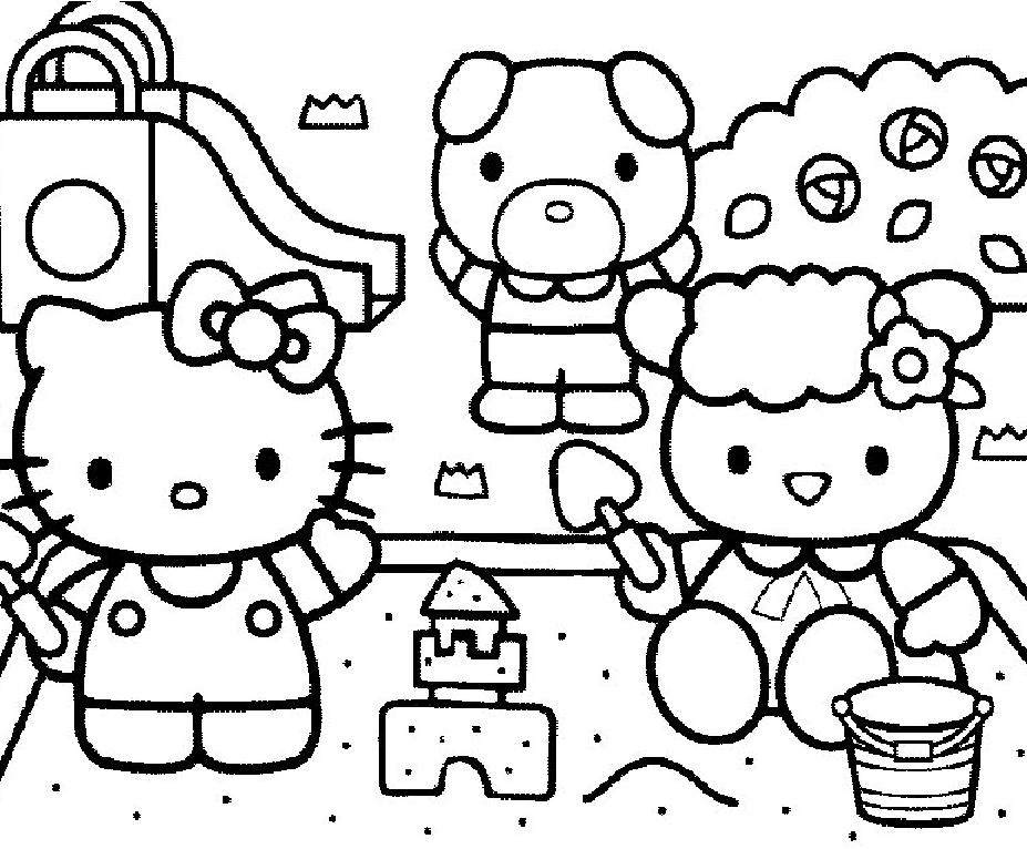 Dibujos de Hello Kitty #36997 (Dibujos animados) para colorear – Páginas  imprimibles gratis