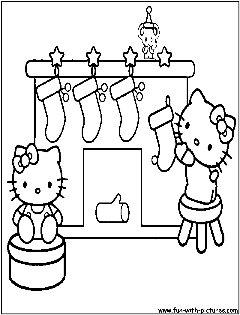 Dibujo para colorear: Hello Kitty (Dibujos animados) #37016 - Dibujos para Colorear e Imprimir Gratis