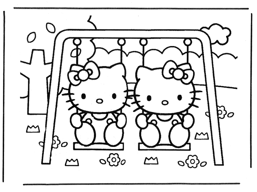 Dibujo para colorear: Hello Kitty (Dibujos animados) #37022 - Dibujos para Colorear e Imprimir Gratis