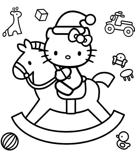 Dibujo para colorear: Hello Kitty (Dibujos animados) #37028 - Dibujos para Colorear e Imprimir Gratis