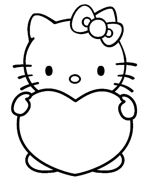 Dibujos de Hello Kitty #37036 (Dibujos animados) para colorear – Páginas  imprimibles gratis