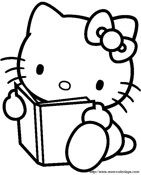 Dibujo para colorear: Hello Kitty (Dibujos animados) #37037 - Dibujos para Colorear e Imprimir Gratis