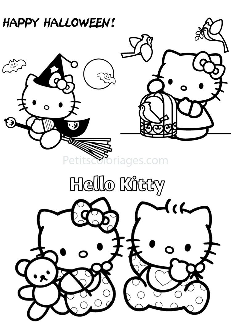 Dibujo para colorear: Hello Kitty (Dibujos animados) #37038 - Dibujos para Colorear e Imprimir Gratis