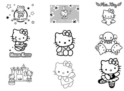 Dibujo para colorear: Hello Kitty (Dibujos animados) #37050 - Dibujos para Colorear e Imprimir Gratis