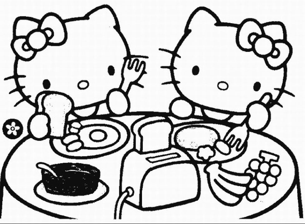 Dibujo para colorear: Hello Kitty (Dibujos animados) #37055 - Dibujos para Colorear e Imprimir Gratis