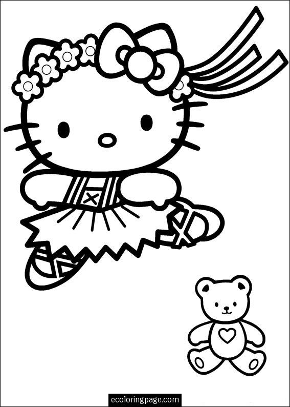 Dibujo para colorear: Hello Kitty (Dibujos animados) #37057 - Dibujos para Colorear e Imprimir Gratis