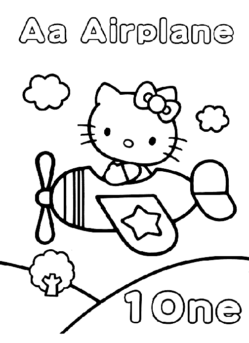 Dibujo para colorear: Hello Kitty (Dibujos animados) #37064 - Dibujos para Colorear e Imprimir Gratis