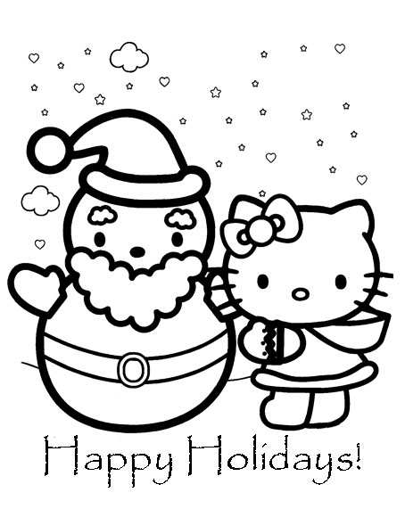 Dibujo para colorear: Hello Kitty (Dibujos animados) #37103 - Dibujos para Colorear e Imprimir Gratis