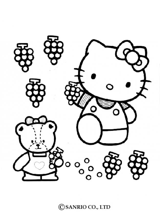 Dibujo para colorear: Hello Kitty (Dibujos animados) #37110 - Dibujos para Colorear e Imprimir Gratis