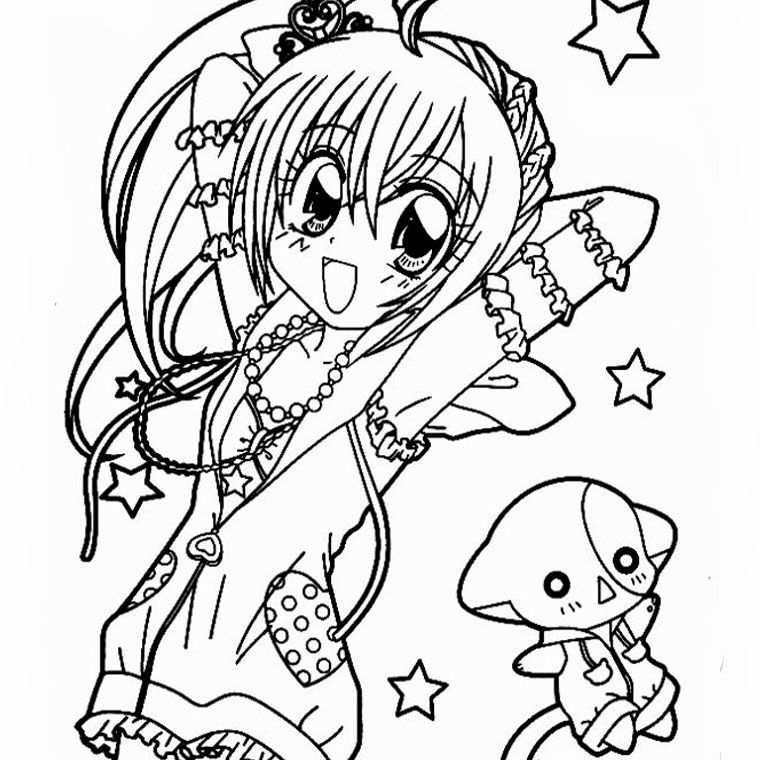 Dibujo para colorear: Jewelpet (Dibujos animados) #37731 - Dibujos para Colorear e Imprimir Gratis