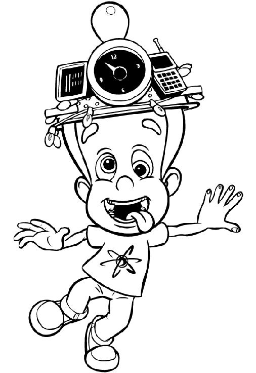 Dibujo para colorear: Jimmy Neutron (Dibujos animados) #48930 - Dibujos para Colorear e Imprimir Gratis