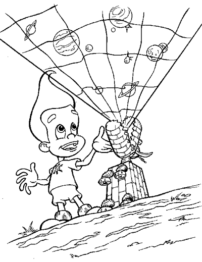 Dibujo para colorear: Jimmy Neutron (Dibujos animados) #48992 - Dibujos para Colorear e Imprimir Gratis