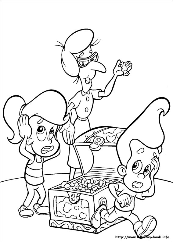 Dibujo para colorear: Jimmy Neutron (Dibujos animados) #49046 - Dibujos para Colorear e Imprimir Gratis
