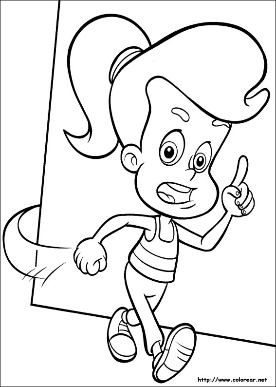Dibujo para colorear: Jimmy Neutron (Dibujos animados) #49058 - Dibujos para Colorear e Imprimir Gratis