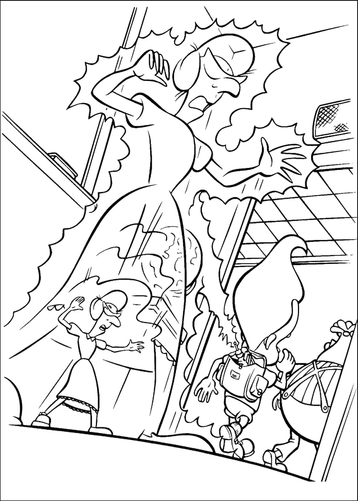 Dibujo para colorear: Jimmy Neutron (Dibujos animados) #49068 - Dibujos para Colorear e Imprimir Gratis