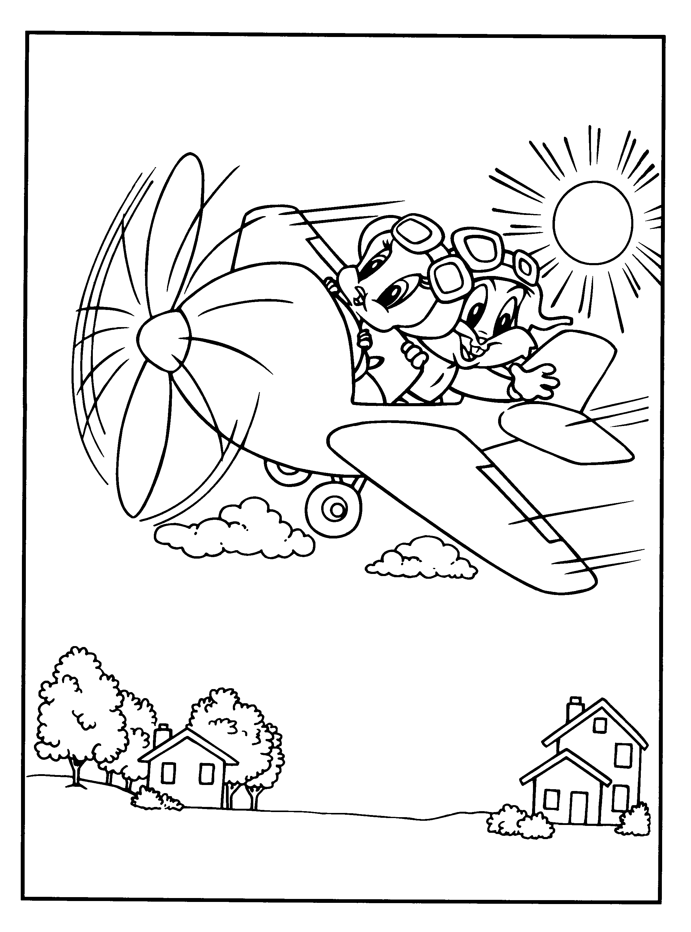 Dibujo para colorear: Looney Tunes (Dibujos animados) #39138 - Dibujos para Colorear e Imprimir Gratis