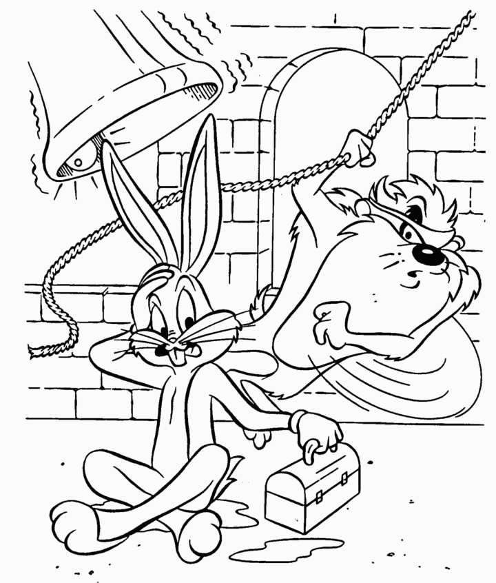 Dibujo para colorear: Looney Tunes (Dibujos animados) #39214 - Dibujos para Colorear e Imprimir Gratis