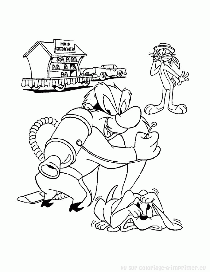 Dibujo para colorear: Looney Tunes (Dibujos animados) #39265 - Dibujos para Colorear e Imprimir Gratis