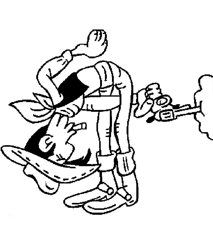 Dibujo para colorear: Lucky Luke (Dibujos animados) #25537 - Dibujos para Colorear e Imprimir Gratis