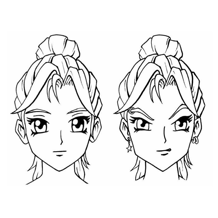 Dibujo para colorear: Mangas (Dibujos animados) #42621 - Dibujos para Colorear e Imprimir Gratis