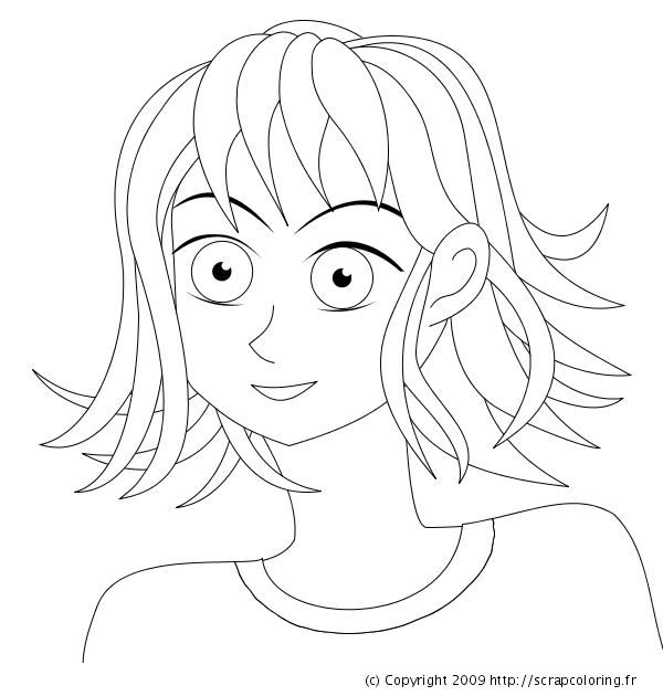 Dibujo para colorear: Mangas (Dibujos animados) #42670 - Dibujos para Colorear e Imprimir Gratis