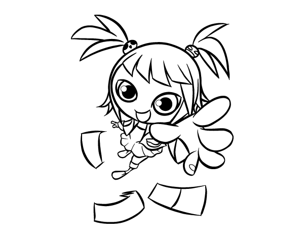 Dibujo para colorear: Mangas (Dibujos animados) #42792 - Dibujos para Colorear e Imprimir Gratis