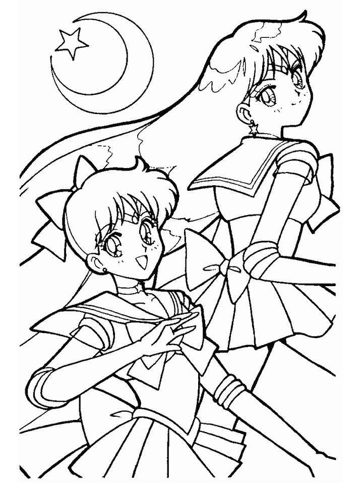 Dibujo para colorear: Mangas (Dibujos animados) #42863 - Dibujos para Colorear e Imprimir Gratis