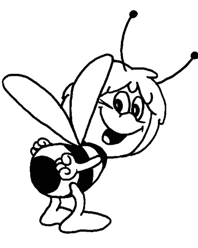 Dibujo para colorear: Maya the bee (Dibujos animados) #28296 - Dibujos para Colorear e Imprimir Gratis