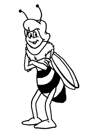 Dibujo para colorear: Maya the bee (Dibujos animados) #28320 - Dibujos para Colorear e Imprimir Gratis