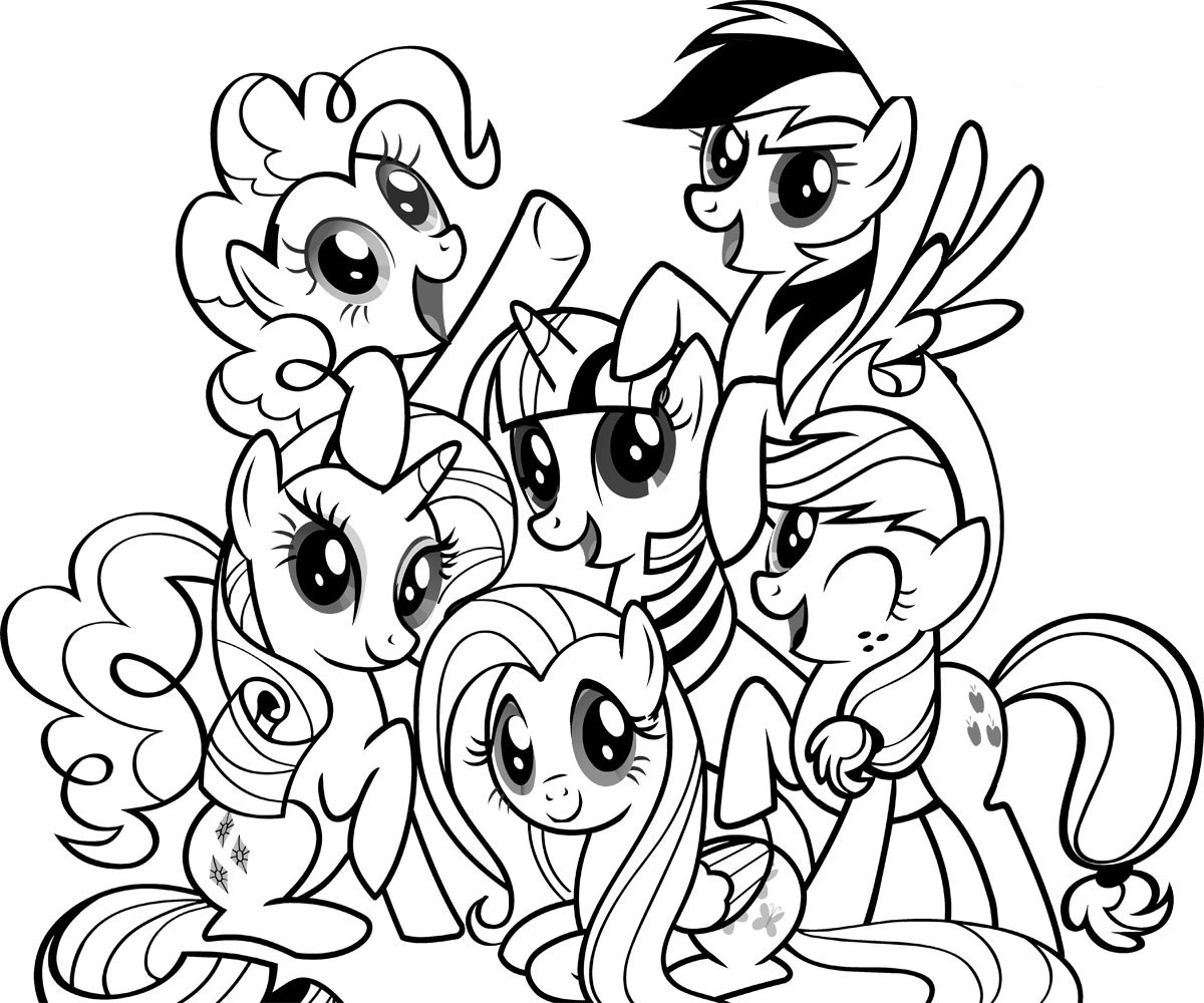 Dibujo para colorear: My Little Pony (Dibujos animados) #41861 - Dibujos para Colorear e Imprimir Gratis