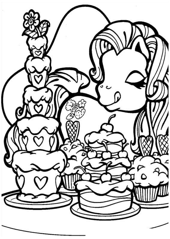 Dibujo para colorear: My Little Pony (Dibujos animados) #41865 - Dibujos para Colorear e Imprimir Gratis