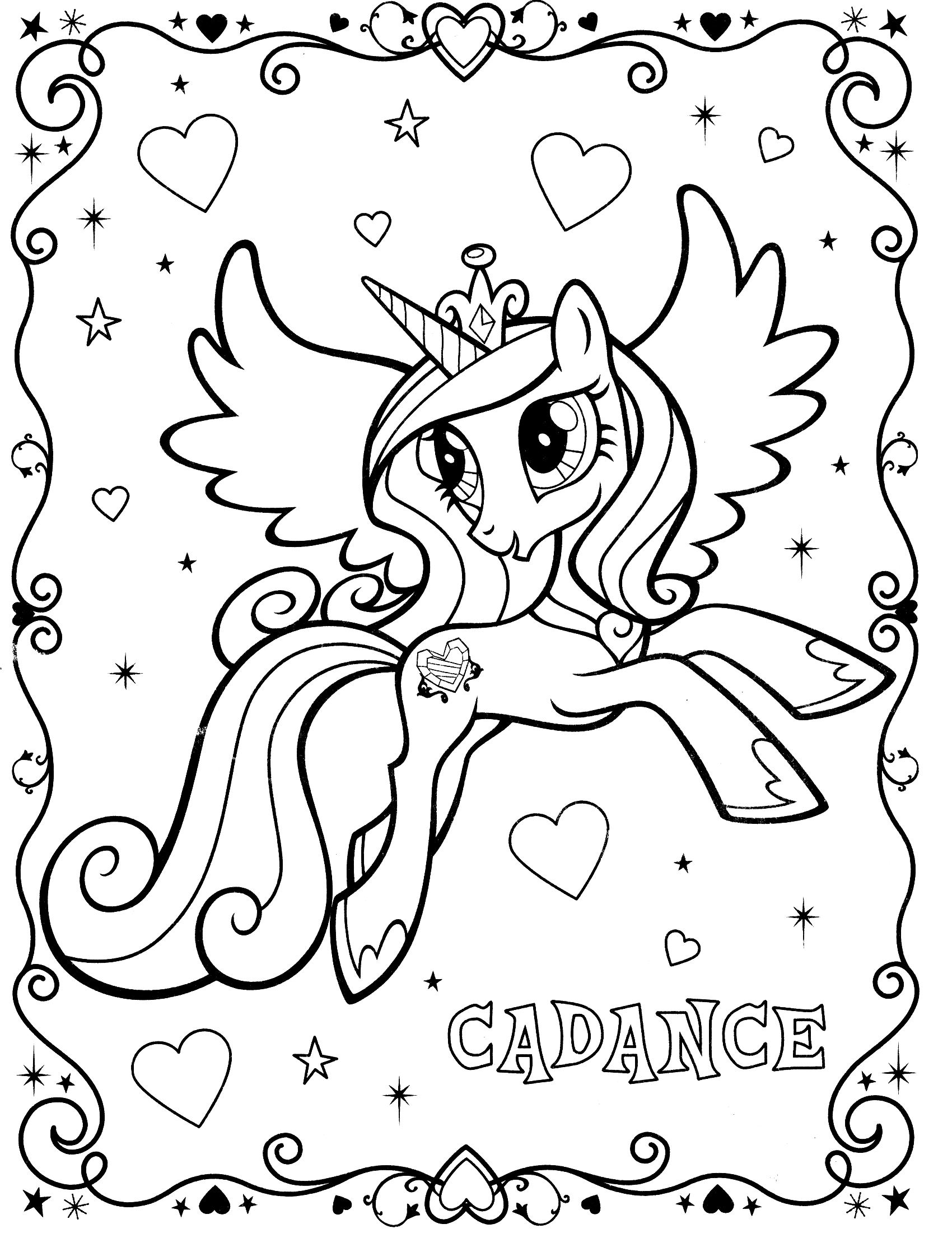 Dibujos de My Little Pony #41891 (Dibujos animados) para colorear – Páginas  imprimibles gratis