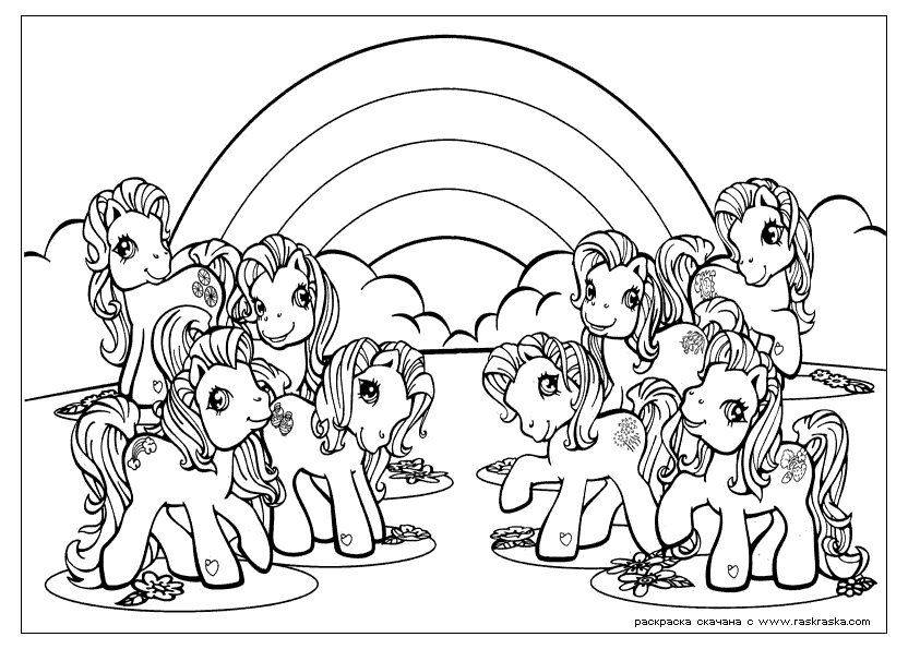 Dibujo para colorear: My Little Pony (Dibujos animados) #41903 - Dibujos para Colorear e Imprimir Gratis