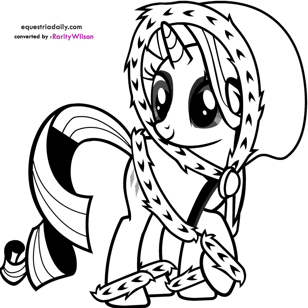 Dibujo para colorear: My Little Pony (Dibujos animados) #41908 - Dibujos para Colorear e Imprimir Gratis