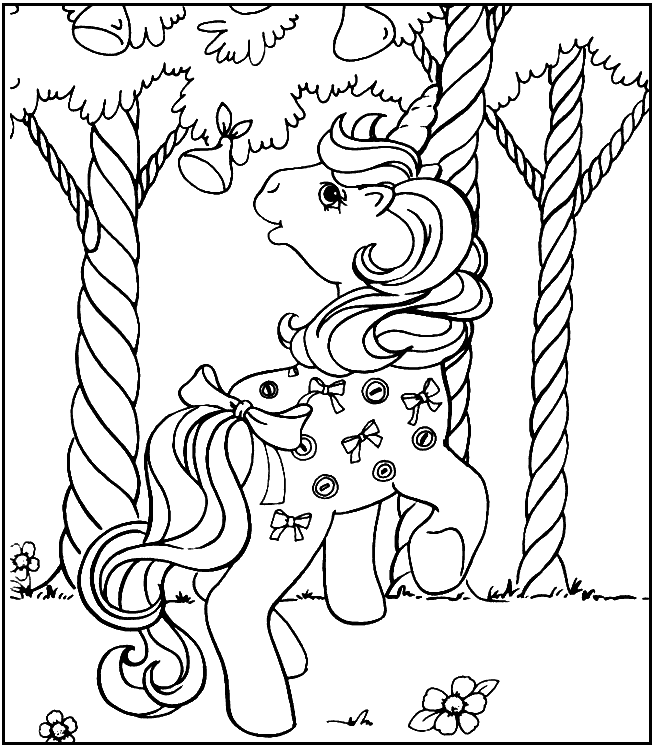 Dibujo para colorear: My Little Pony (Dibujos animados) #41921 - Dibujos para Colorear e Imprimir Gratis