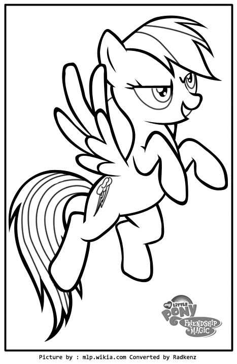 Dibujo para colorear: My Little Pony (Dibujos animados) #41969 - Dibujos para Colorear e Imprimir Gratis