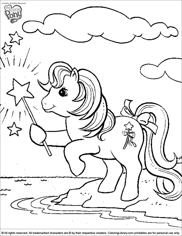 Dibujo para colorear: My Little Pony (Dibujos animados) #41991 - Dibujos para Colorear e Imprimir Gratis