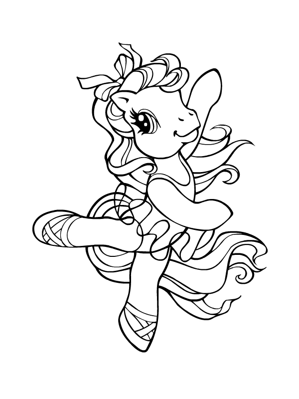 Dibujo para colorear: My Little Pony (Dibujos animados) #42022 - Dibujos para Colorear e Imprimir Gratis