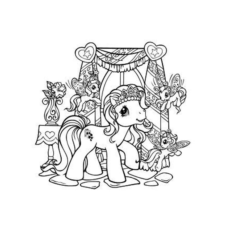 Dibujo para colorear: My Little Pony (Dibujos animados) #42054 - Dibujos para Colorear e Imprimir Gratis