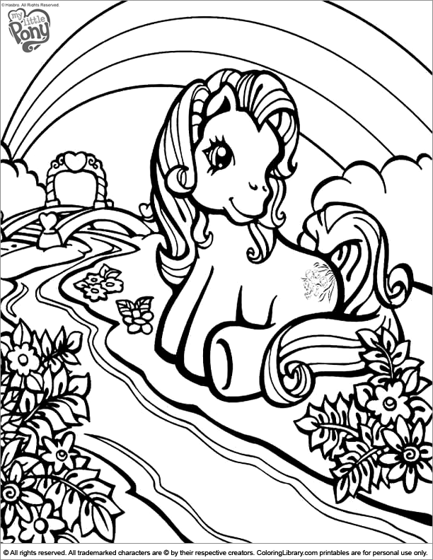 Dibujo para colorear: My Little Pony (Dibujos animados) #42071 - Dibujos para Colorear e Imprimir Gratis