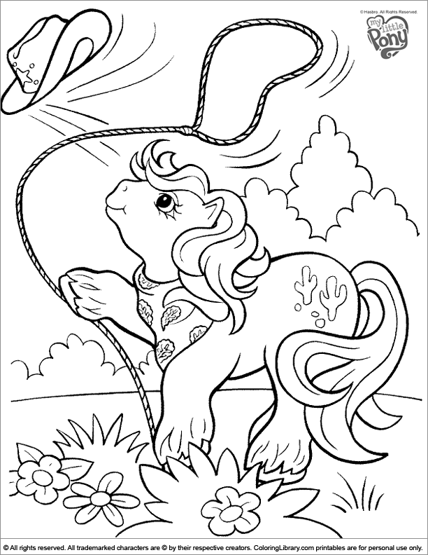 Dibujo para colorear: My Little Pony (Dibujos animados) #42094 - Dibujos para Colorear e Imprimir Gratis