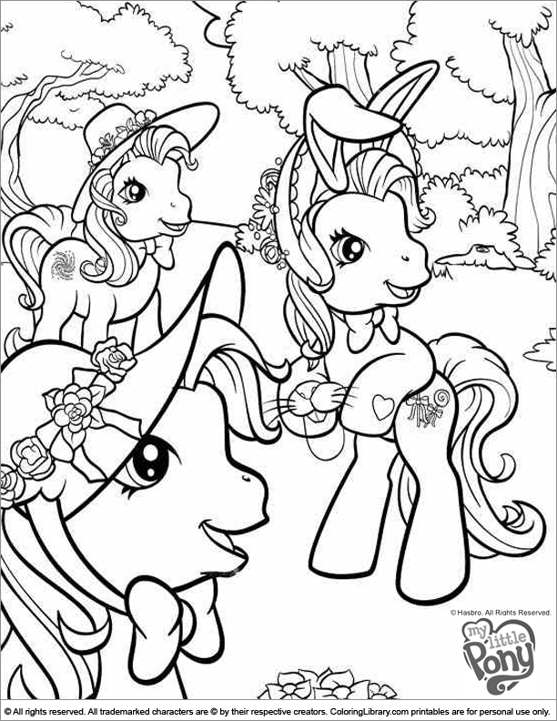 Dibujo para colorear: My Little Pony (Dibujos animados) #42096 - Dibujos para Colorear e Imprimir Gratis