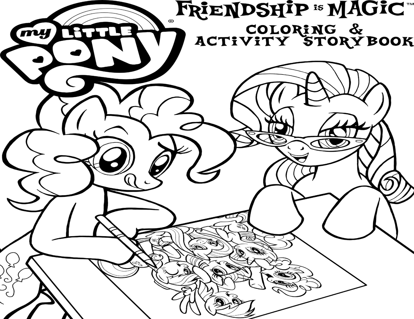 Dibujo para colorear: My Little Pony (Dibujos animados) #42098 - Dibujos para Colorear e Imprimir Gratis