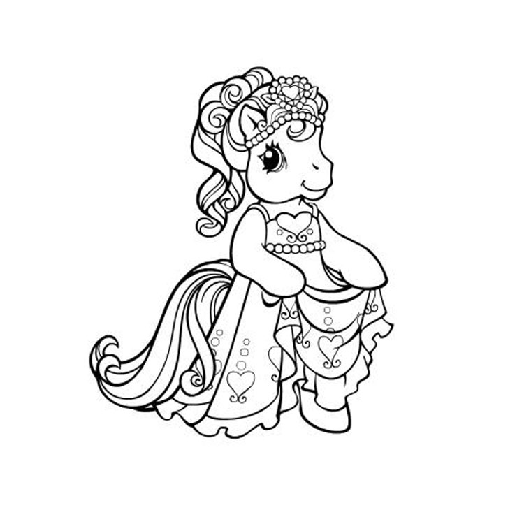 Dibujo para colorear: My Little Pony (Dibujos animados) #42121 - Dibujos para Colorear e Imprimir Gratis