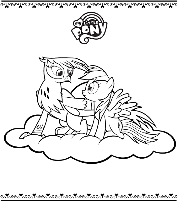 Dibujo para colorear: My Little Pony (Dibujos animados) #42126 - Dibujos para Colorear e Imprimir Gratis