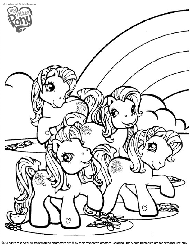 Dibujo para colorear: My Little Pony (Dibujos animados) #42130 - Dibujos para Colorear e Imprimir Gratis