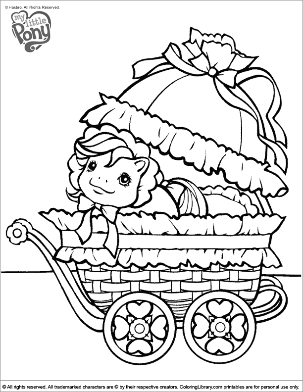 Dibujo para colorear: My Little Pony (Dibujos animados) #42144 - Dibujos para Colorear e Imprimir Gratis