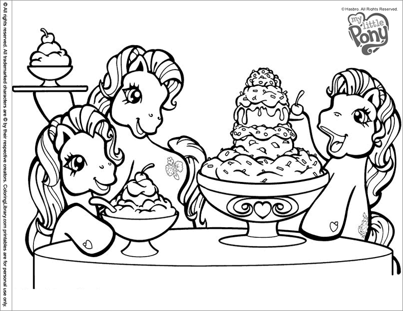 Dibujo para colorear: My Little Pony (Dibujos animados) #42161 - Dibujos para Colorear e Imprimir Gratis