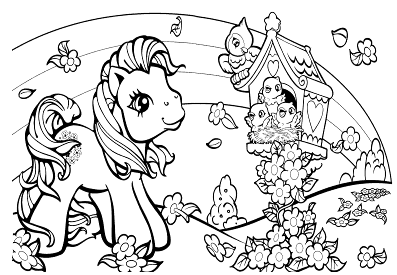 Dibujo para colorear: My Little Pony (Dibujos animados) #42166 - Dibujos para Colorear e Imprimir Gratis