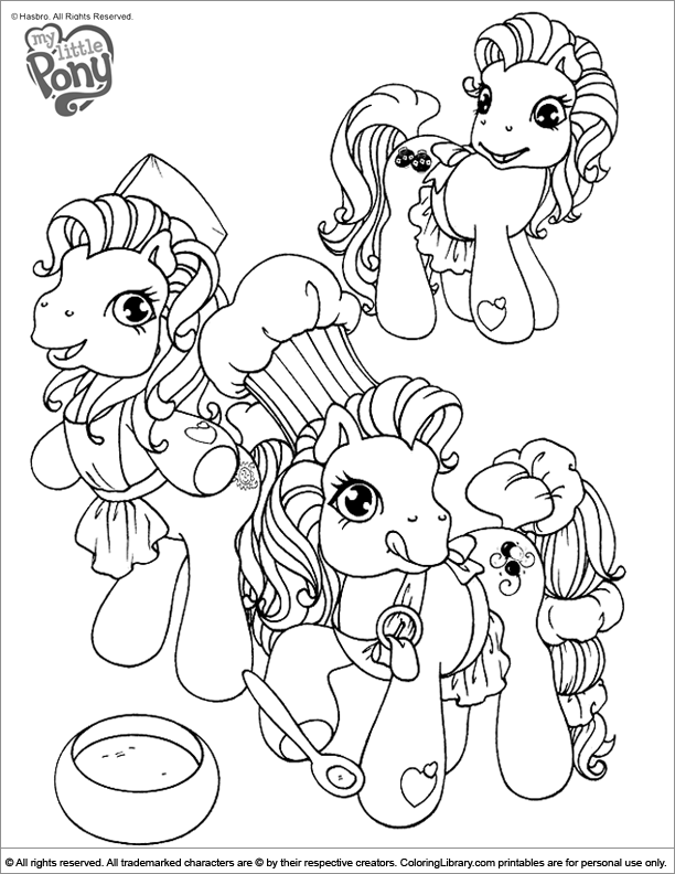 Dibujo para colorear: My Little Pony (Dibujos animados) #42171 - Dibujos para Colorear e Imprimir Gratis